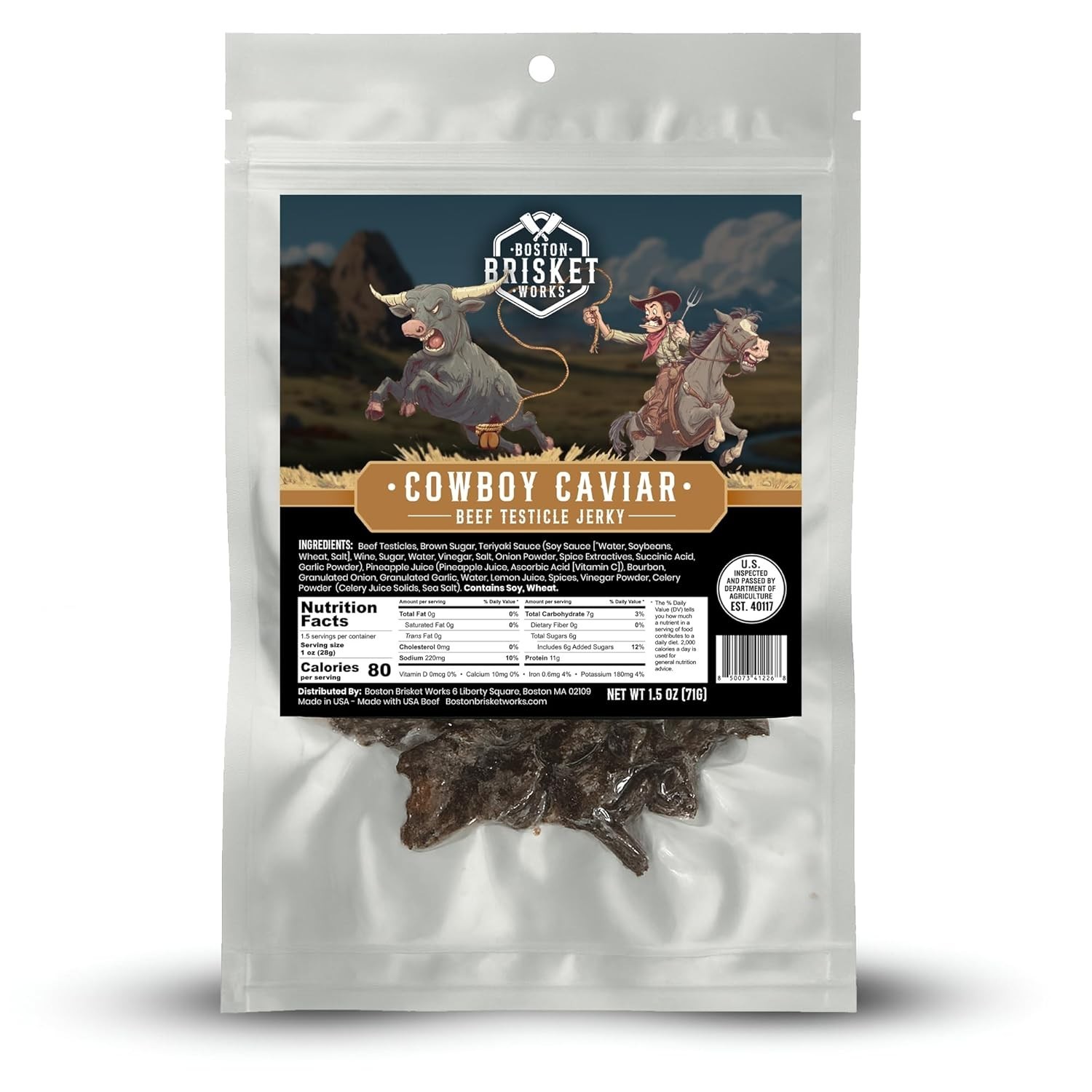 Cowboy Caviar – Beef Testicle Jerky-Exotic Wild Game Snack – FOOD CHALLENGE