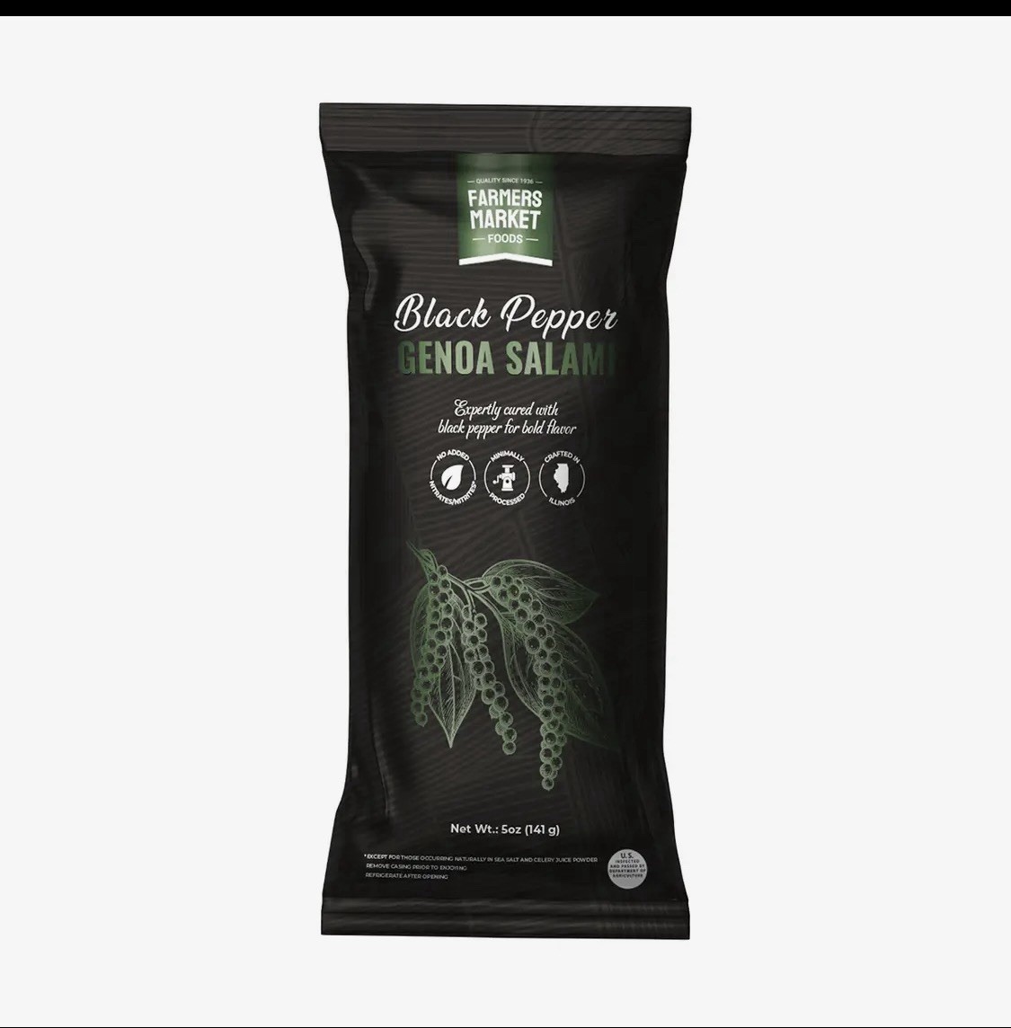 Bundle of 3 – Black Pepper Genoa Salami 5 oz Each and Save On Shipping