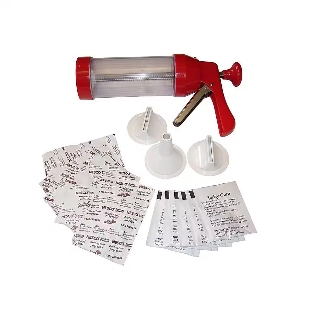 Jumbo Jerky Works Jerky Gun with Seasoning Kit