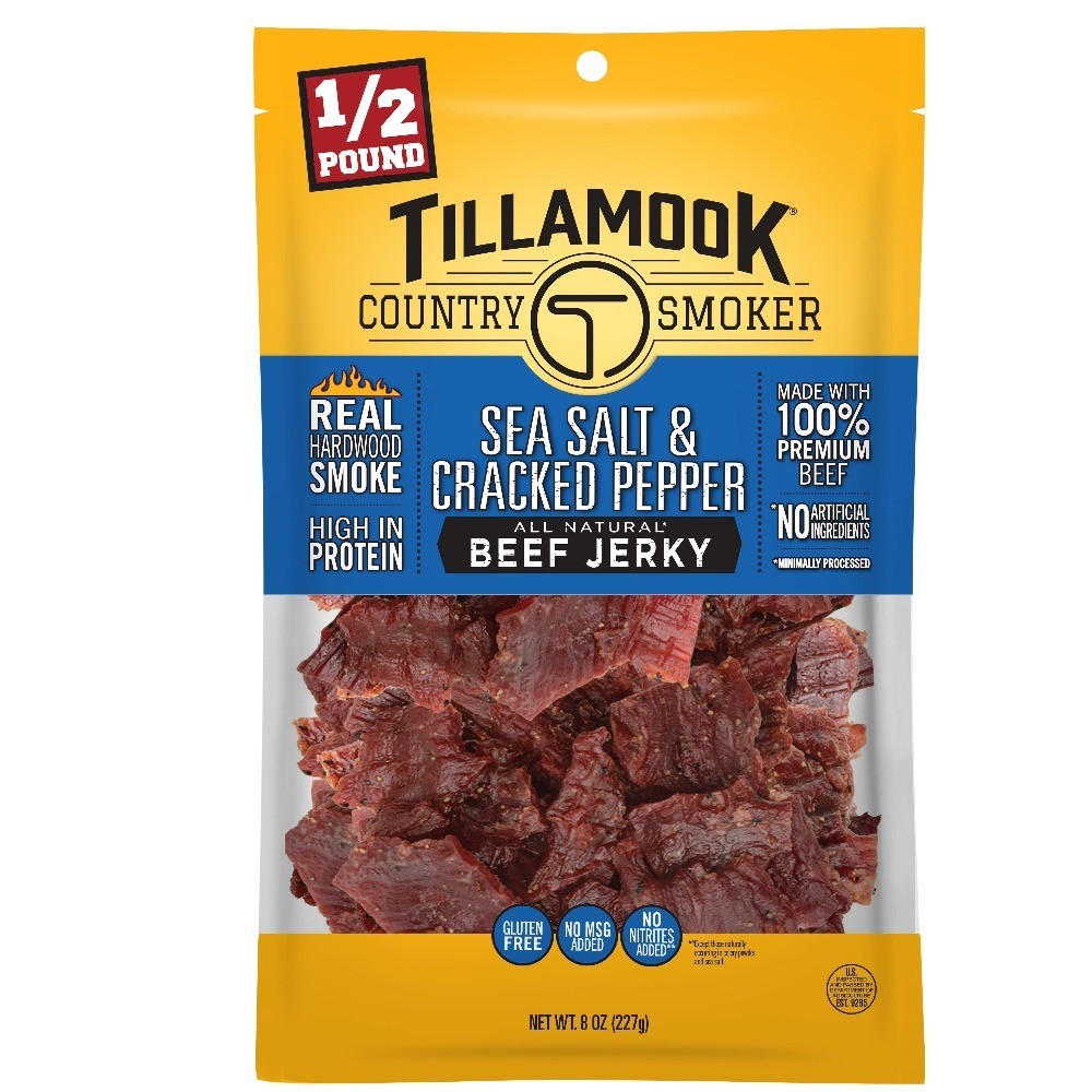Sea Salt & Pepper Beef Jerky 2 Pack 8 oz Bags
