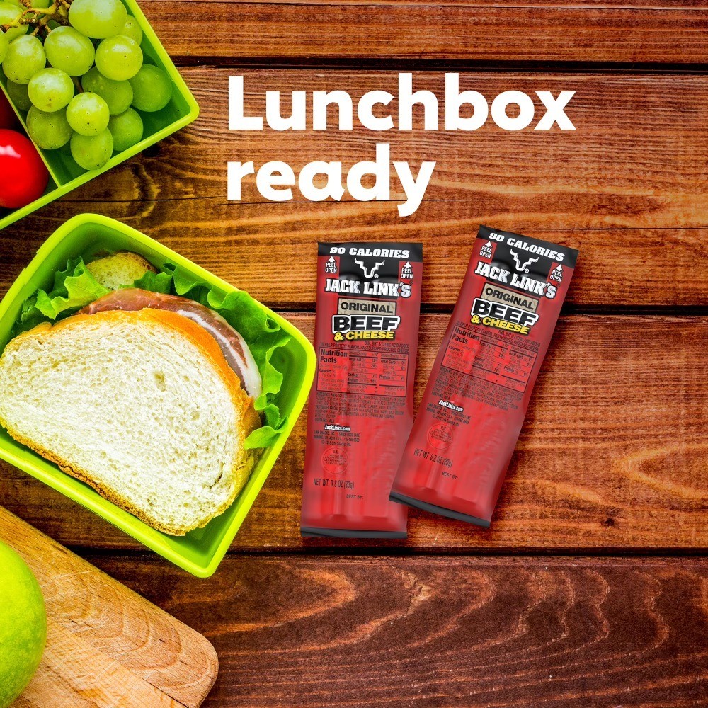 Fresh Beef & Cheese Snack Sticks 9 Pack – High Protein Low Carb Keto Friendly