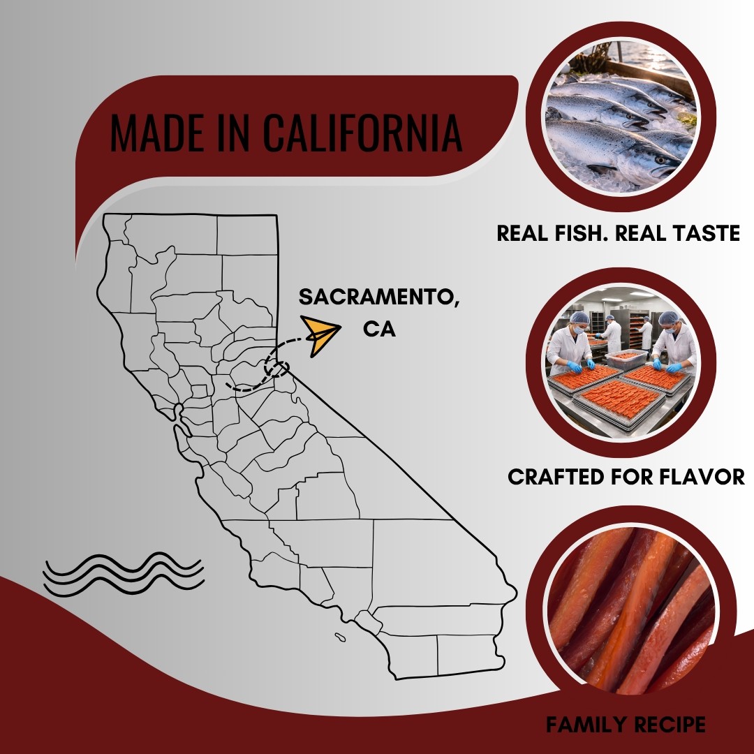 Wild Caught Salmon Jerky – Barbecue – High Protein Rublev 2 oz