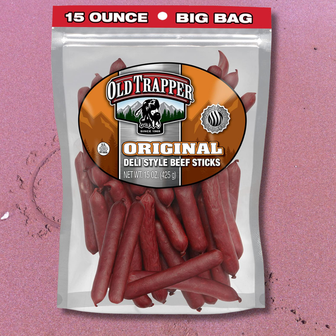original Beef stick 15oz Resealable Bag…