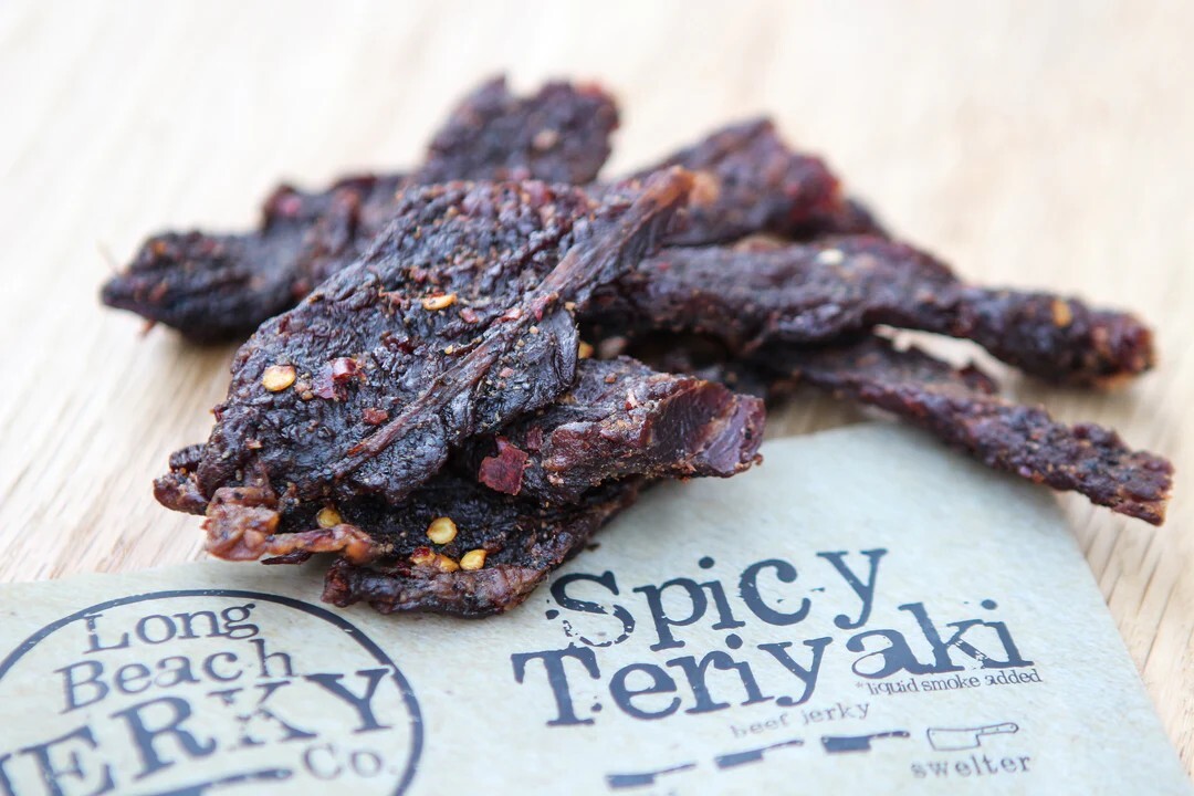 Wholesale Craft Beef Jerky – Long Beach Jerky – 30 bags, 2.5 oz, mix flavors!