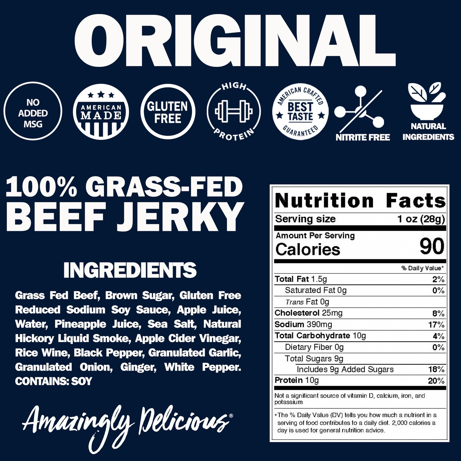 FIELD TRIP Original Personal Size Grass Fed Beef Jerky Protein our Gehrke Shop