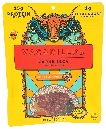 Vacadillos Air Dried Beef Chipotle Honey Carne Seca