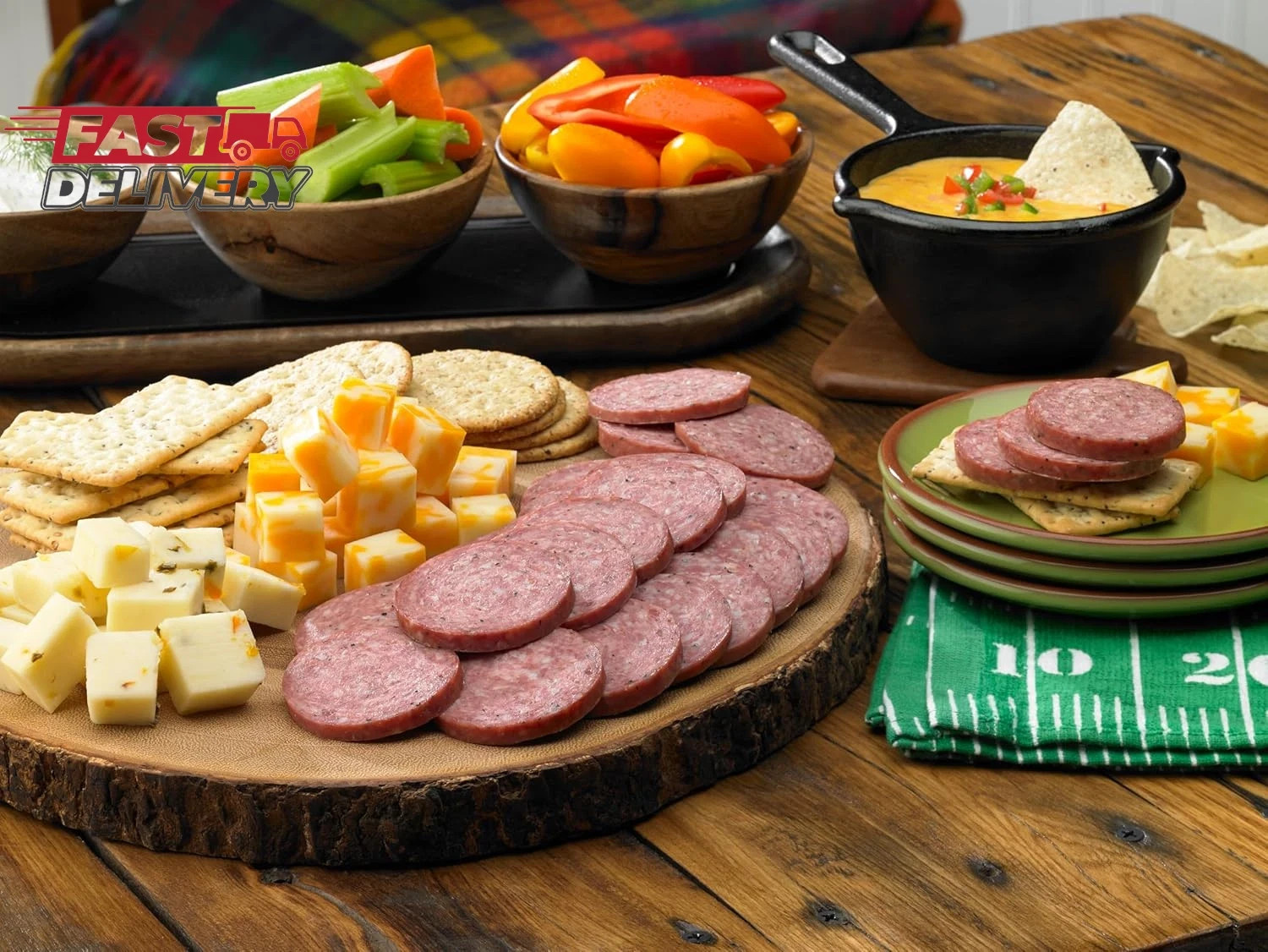 Johnsonville Original Summer Sausages 2/20Oz. Good Source of Protein, Great for