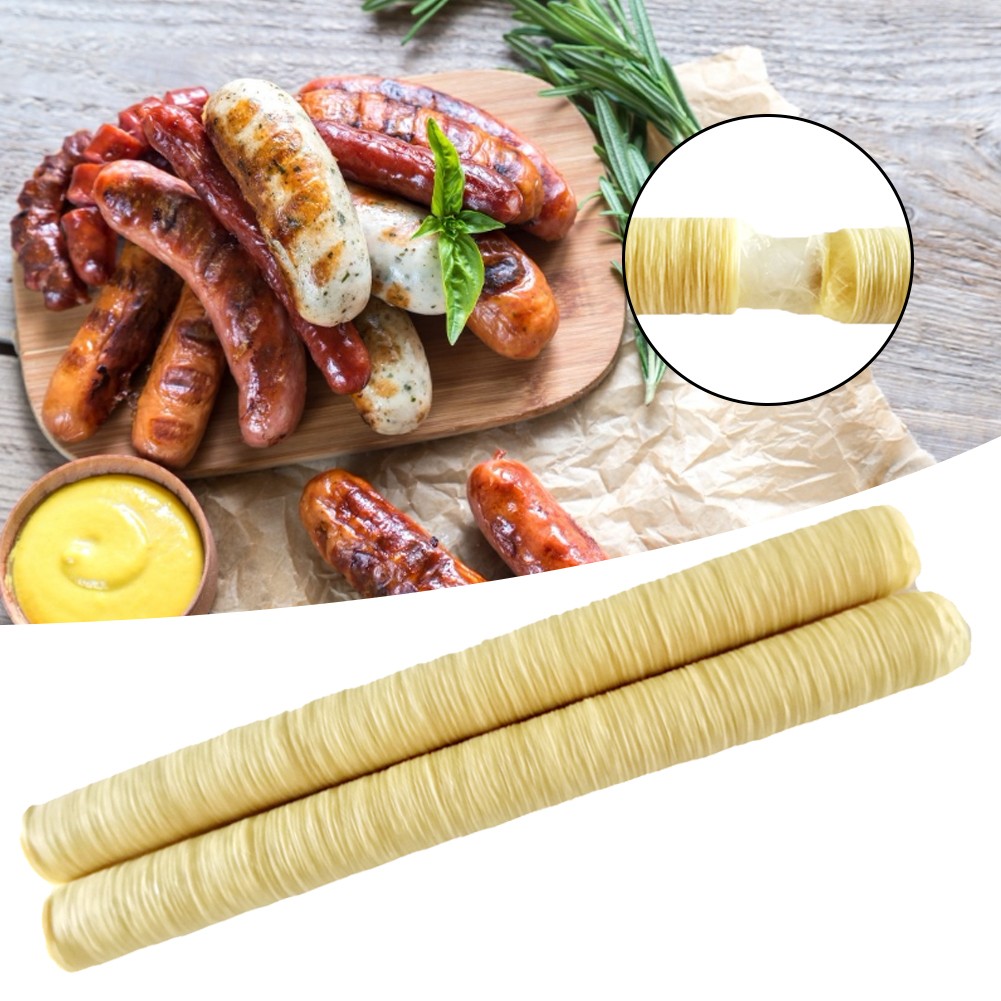 26mm Collagen Natural Sausage Casing Skin 46 Ft Very Long High Quality Food