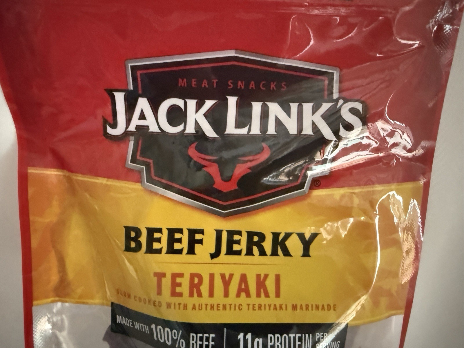 (2 Pack) Jack Link’s Beef Jerky, Teriyaki, Half Pounder Large Jerky Bag-Exp.2027