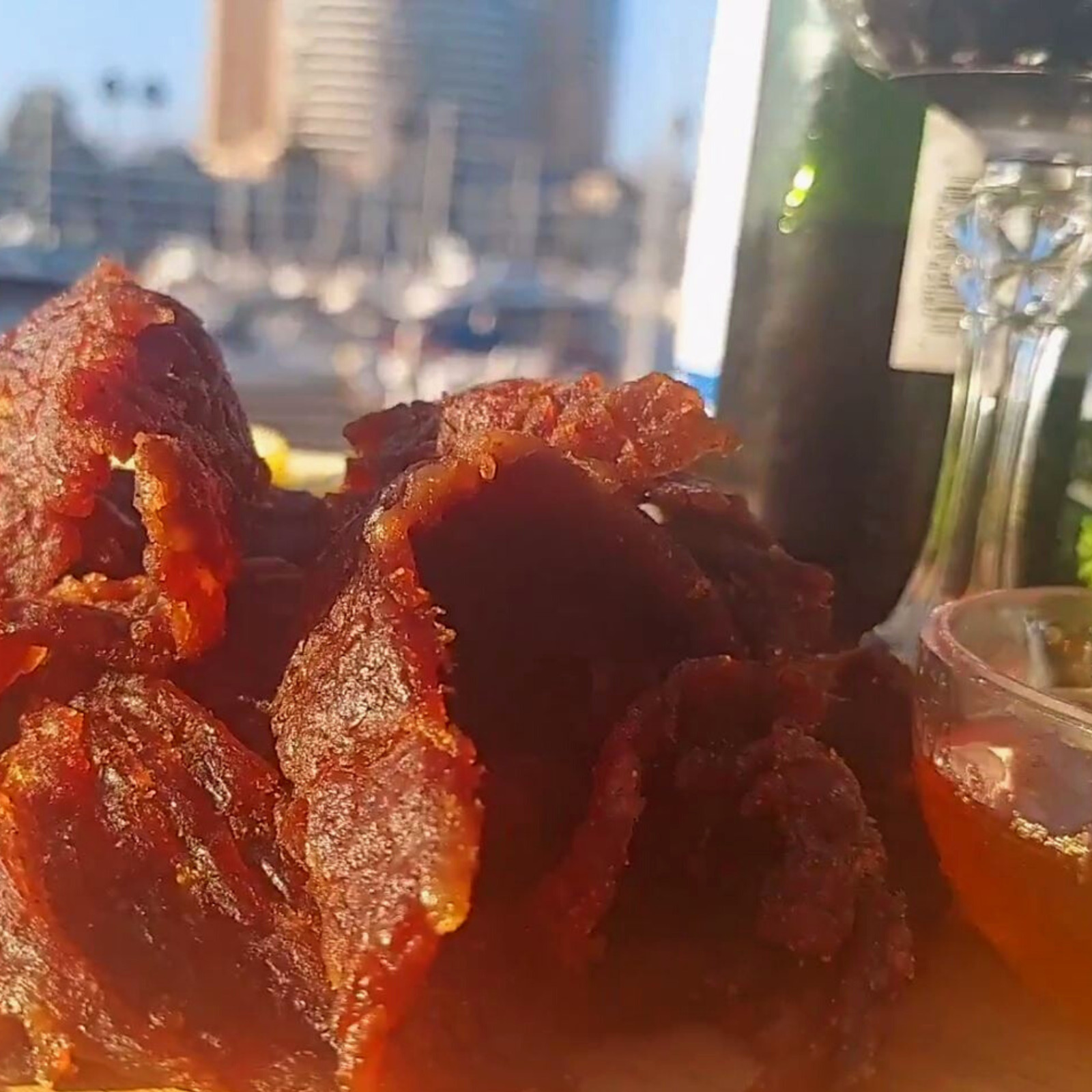 SEA SALT, HONEY and PEPPER Brisket beef jerky Big 7oz.bag FRESH smoked weekly