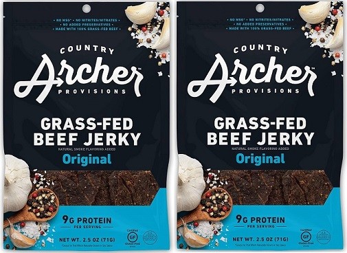 Archer Grass Fed Beef Jerky Original 2 Pack