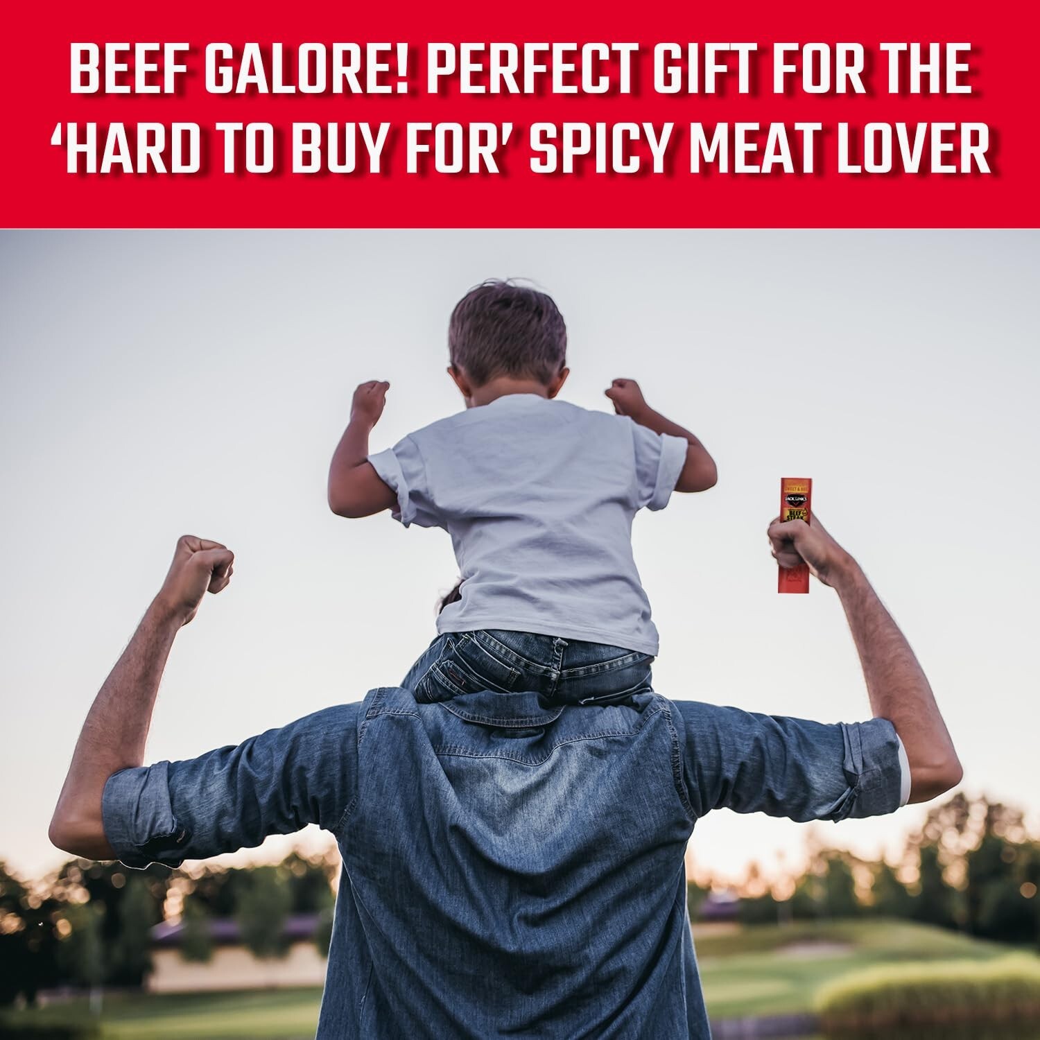 Jack Link’s Spicy Beef Jerky Gift Basket Variety Pack – Includes Beef Jerky, Mea