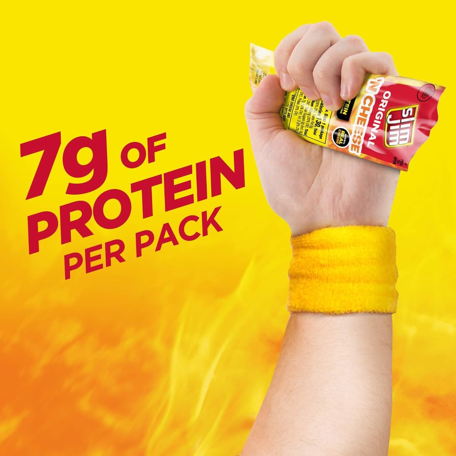 Big Boss 2X Beef ‘N Cheese Sticks – 18 Count, Mild Flavor for Protein Boost