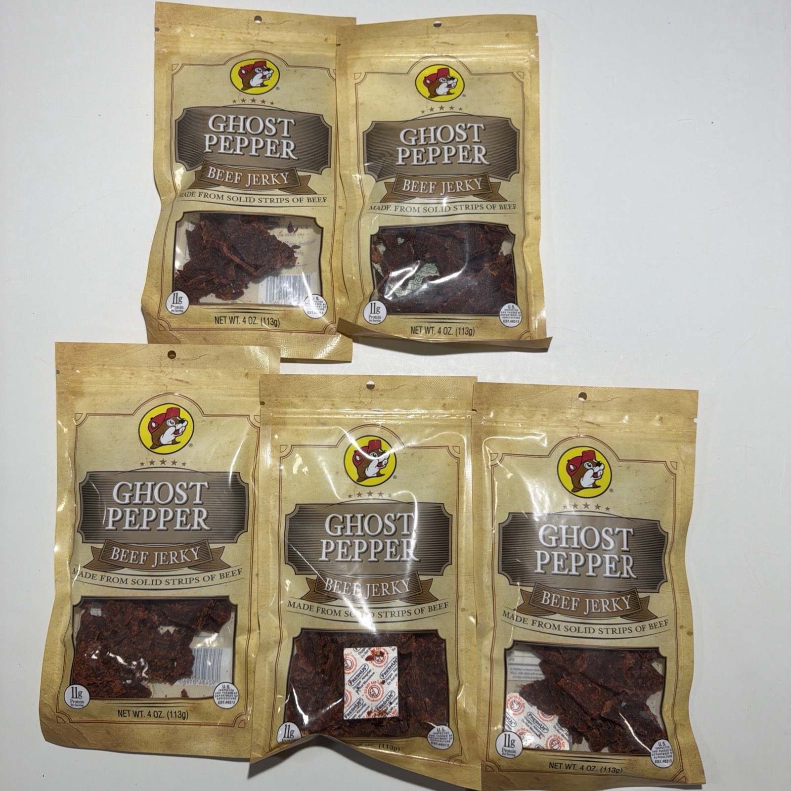 Bucees Ghost Pepper Beef Jerky 4oz
