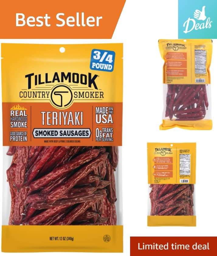Tillamook Teriyaki Smoked Sausages – Craftsmanship in Every 12 Ounce Package