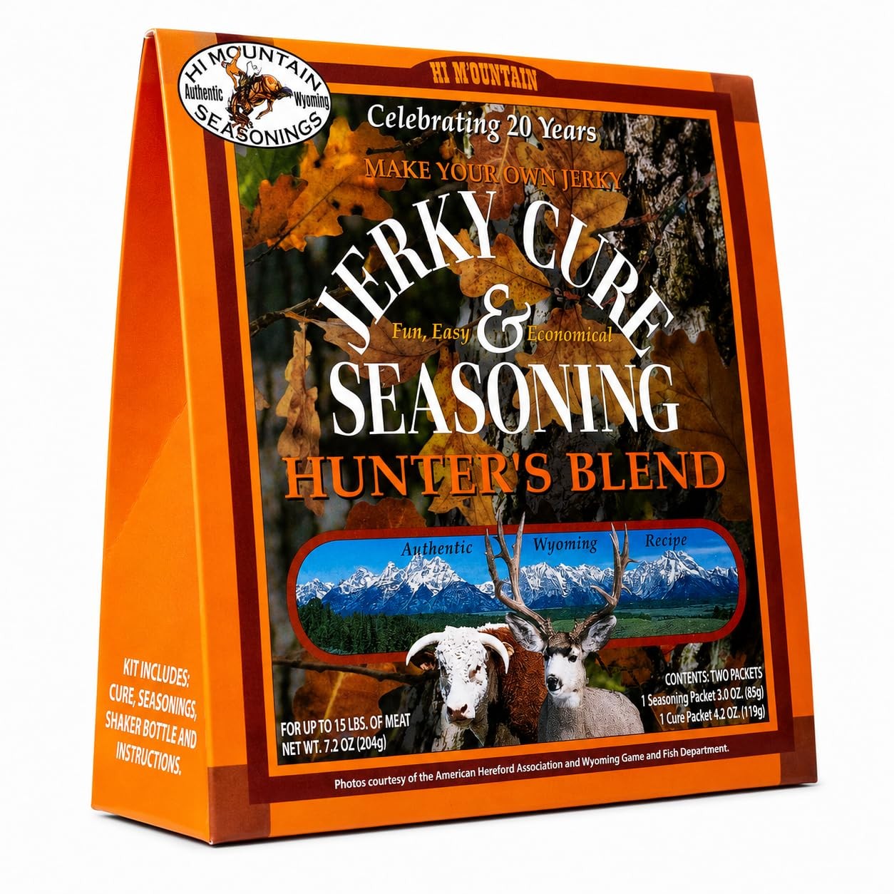 Hi Mountain Jerky Seasoning and Cure Kit | HUNTERS BLEND 1 Count (Pack of 1)