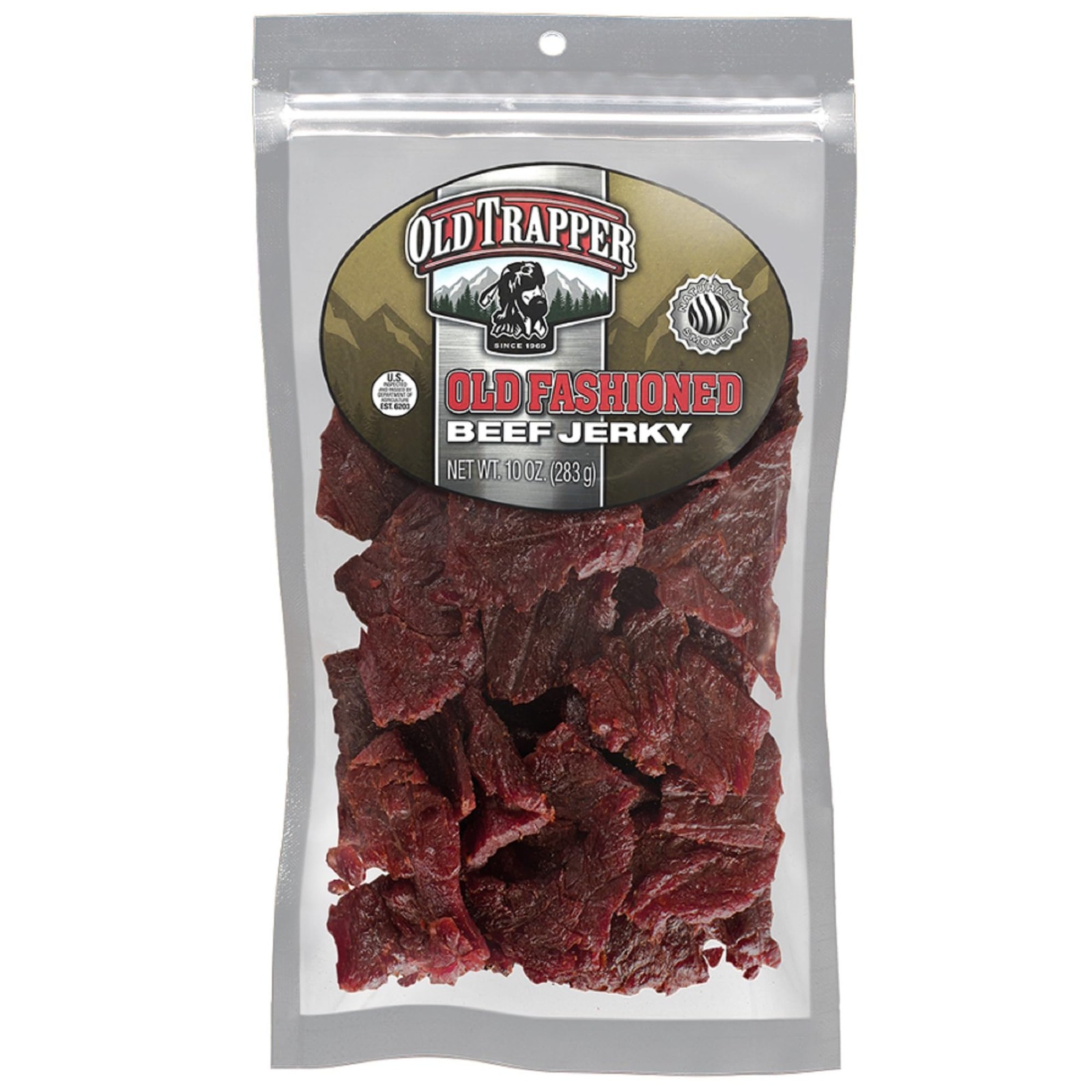 Beef Jerky, Old-Fashioned 10-Ounce Bag, Tender Meat Snacks for Lunches or Bet…