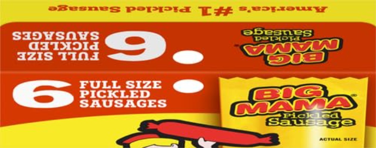Big Mama Pickled Sausages 2.4oz 6 Pack – Low Carb Protein Snack Delight
