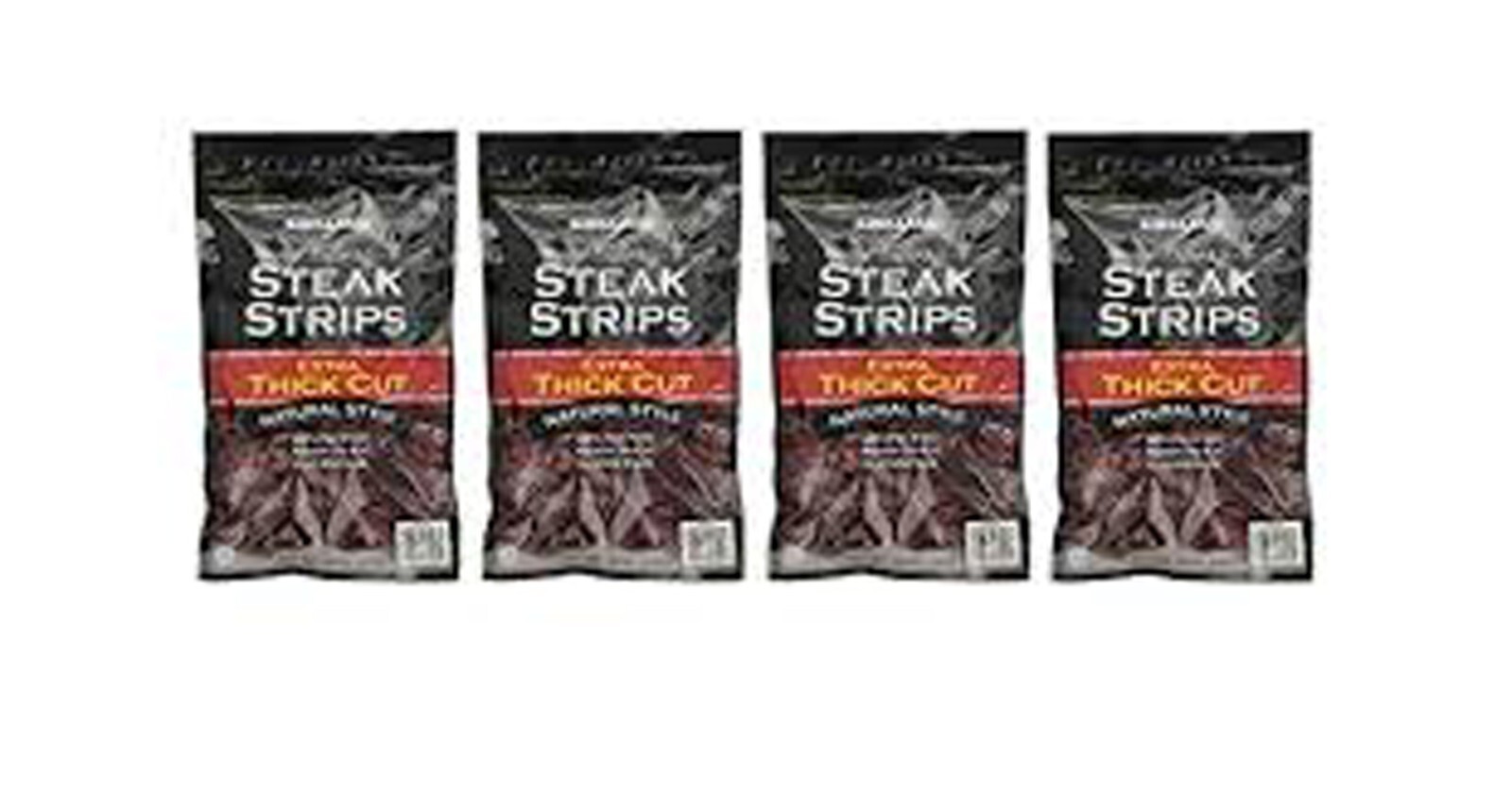4 Pack, NEW Kirkland Signature Premium Extra Thick Steak Strips, 12 oz/Pack