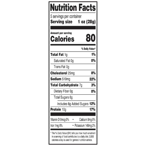 Great Value Peppered Beef Jerky, 5 oz (PACK OF 2)….