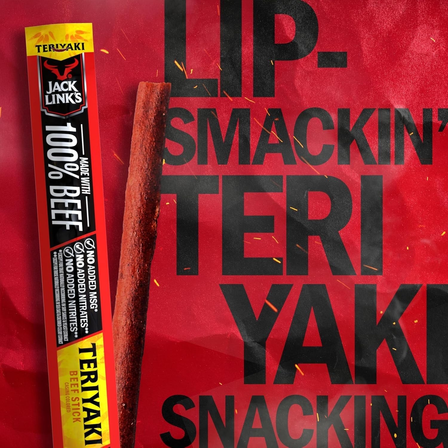 Delicious Teriyaki Beef Stick – Convenient 0.92 oz Protein Snack On-the-Go