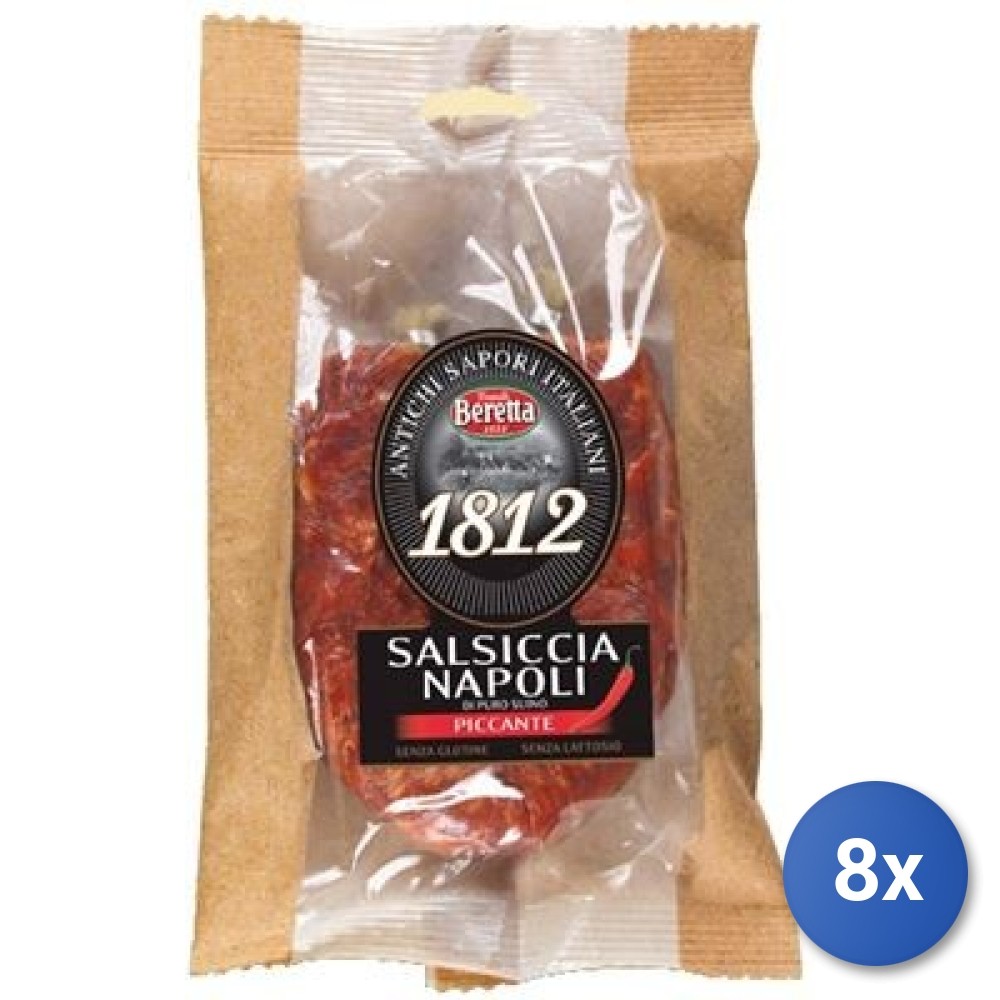 8x Multipack Beretta Spicy Sausage G250-No Fridge