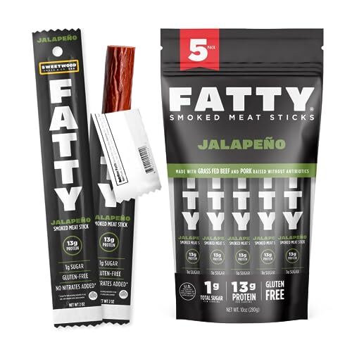 Grasas – 11 G- 0.81 Oz De Proteina De Carne Seca En Palitos – E