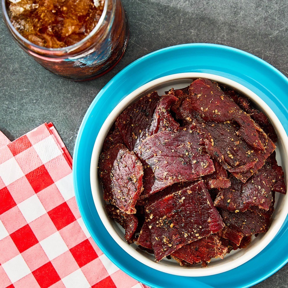 Original Flavor Peppered Beef Jerky Seasoned Premium Quality 5 Ounce Dried Meat