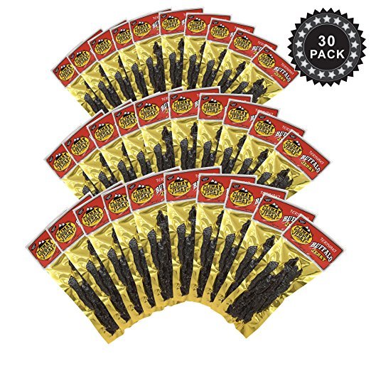Climax BEST Premium Natural 1.75 OZ. Teriyaki Buffalo Jerky – 30 Pack
