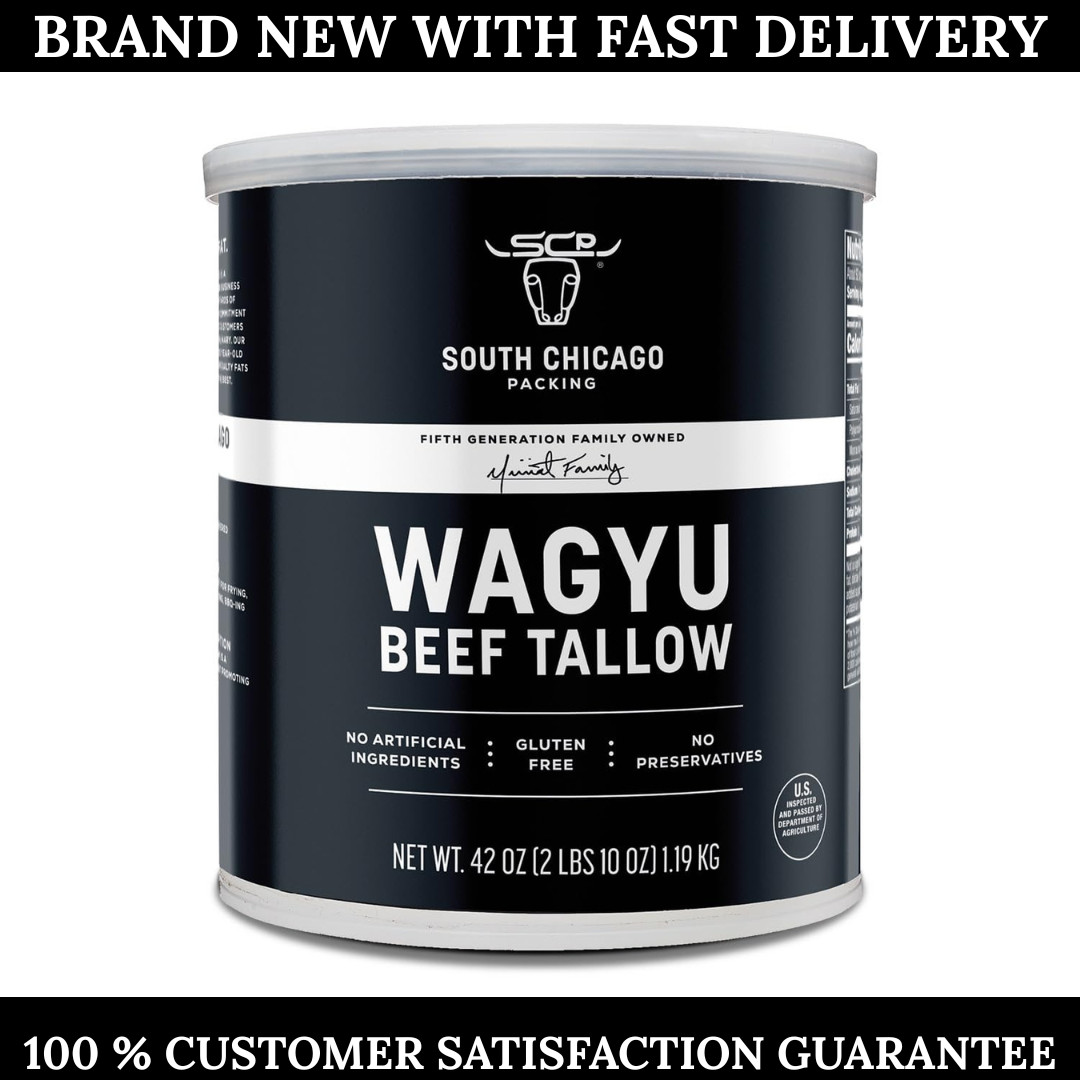 South Chicago Packing Wagyu Beef Tallow 42 oz Cooking Fat Keto Paleo