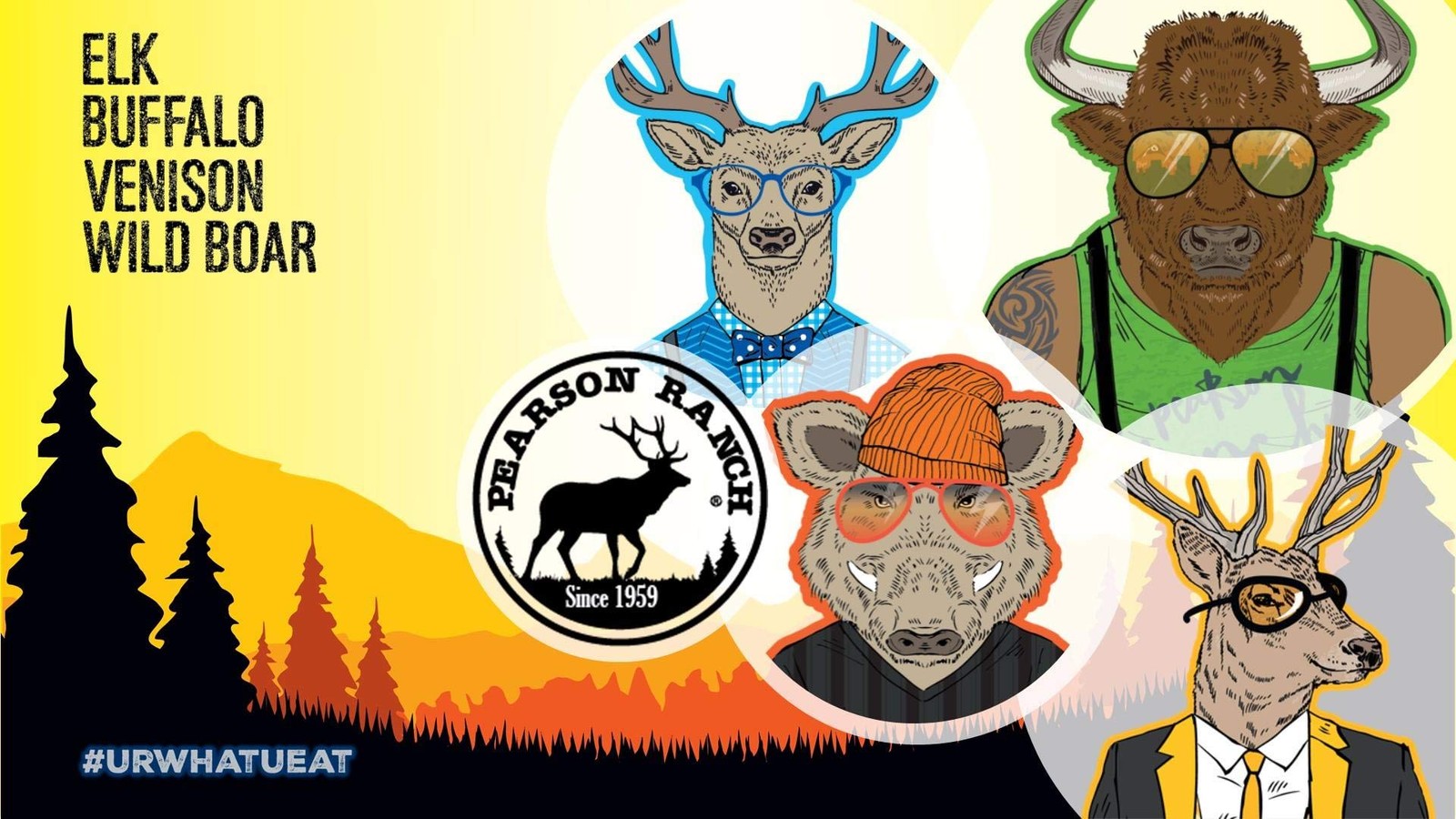 PEARSON RANCH Grass-Fed Elk Jerky 2 Pack Gluten-Free High Protein Paleo Keto