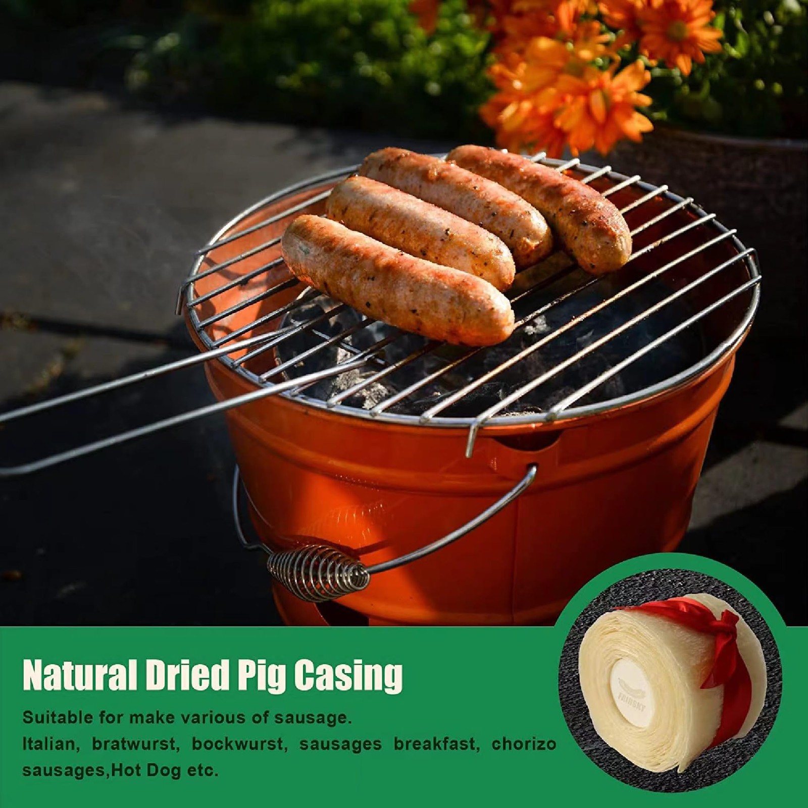 Edible Drying Natural Sausage Casing, Sausage Casings for Flavorous Homemade …