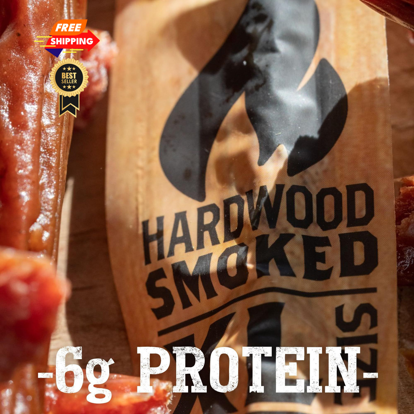 Cattleman’s Cut Hot & Spicy Smoked Sausages Meat 0.9 Ounce (Pack of 20)