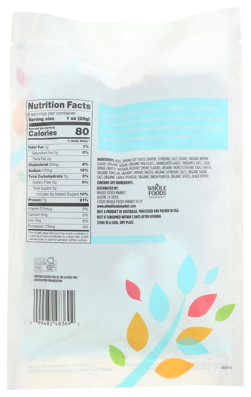 365 by Whole Foods Market, Original Family Size Beef 8 Ounce (Pack of 1)