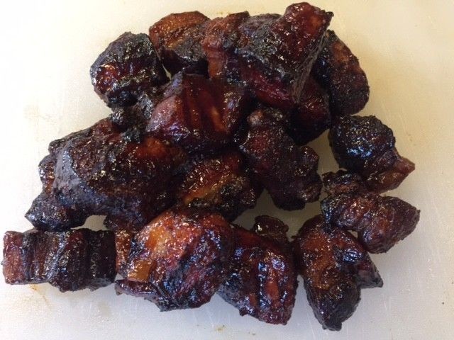 Smoked Pork Belly bites | 2.5 ounce | 4 flavors | Burnt end pork | Bacon | Jerky