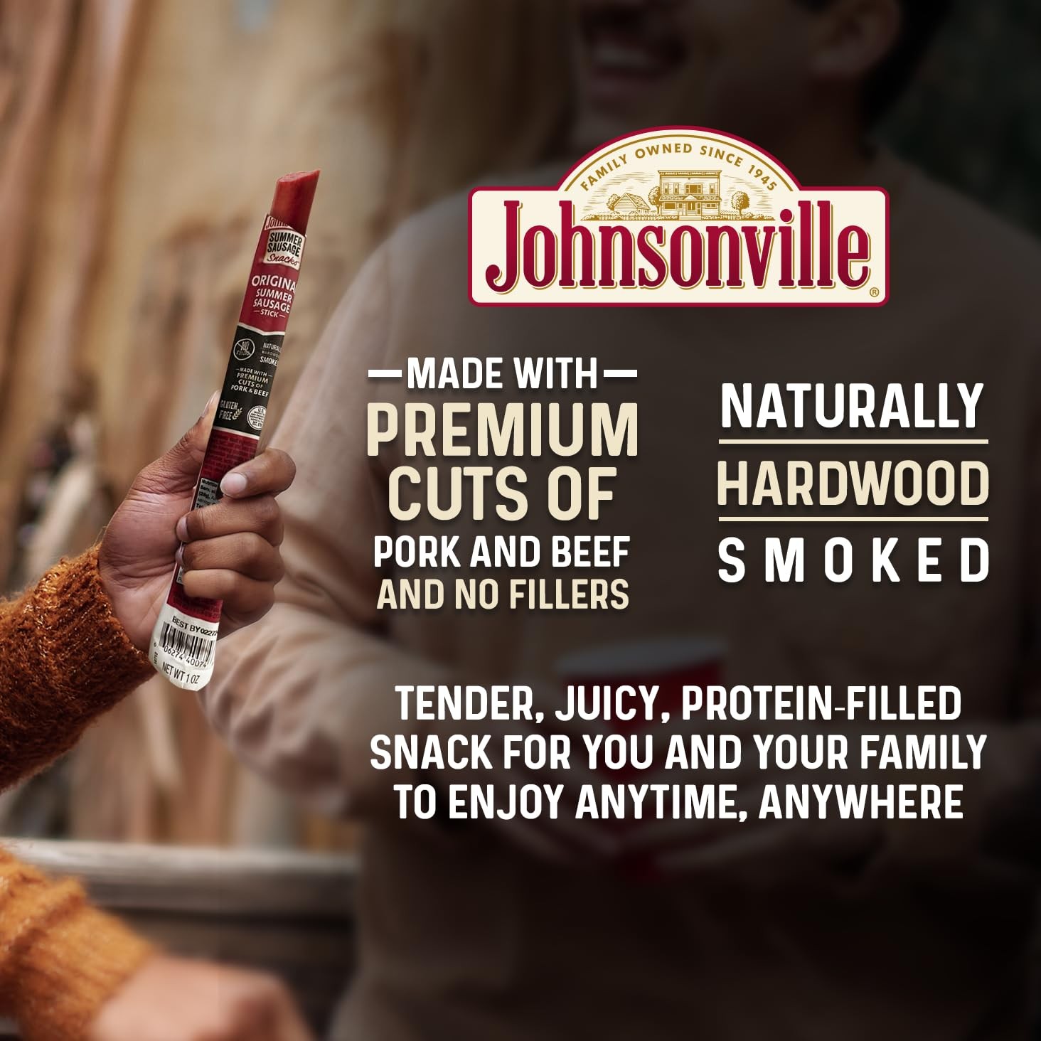 Johnsonville Summer Sausage Snack Sticks – Dairy Free Gluten Free Protein Sna…