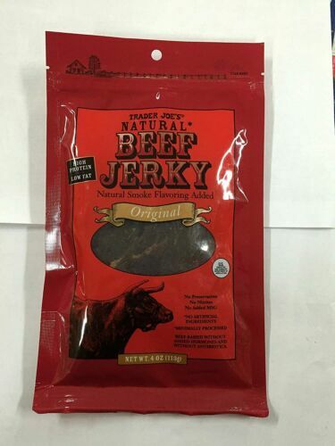Trader Joe’s Natural Beef Jerky – Original ( Pack of 4 )