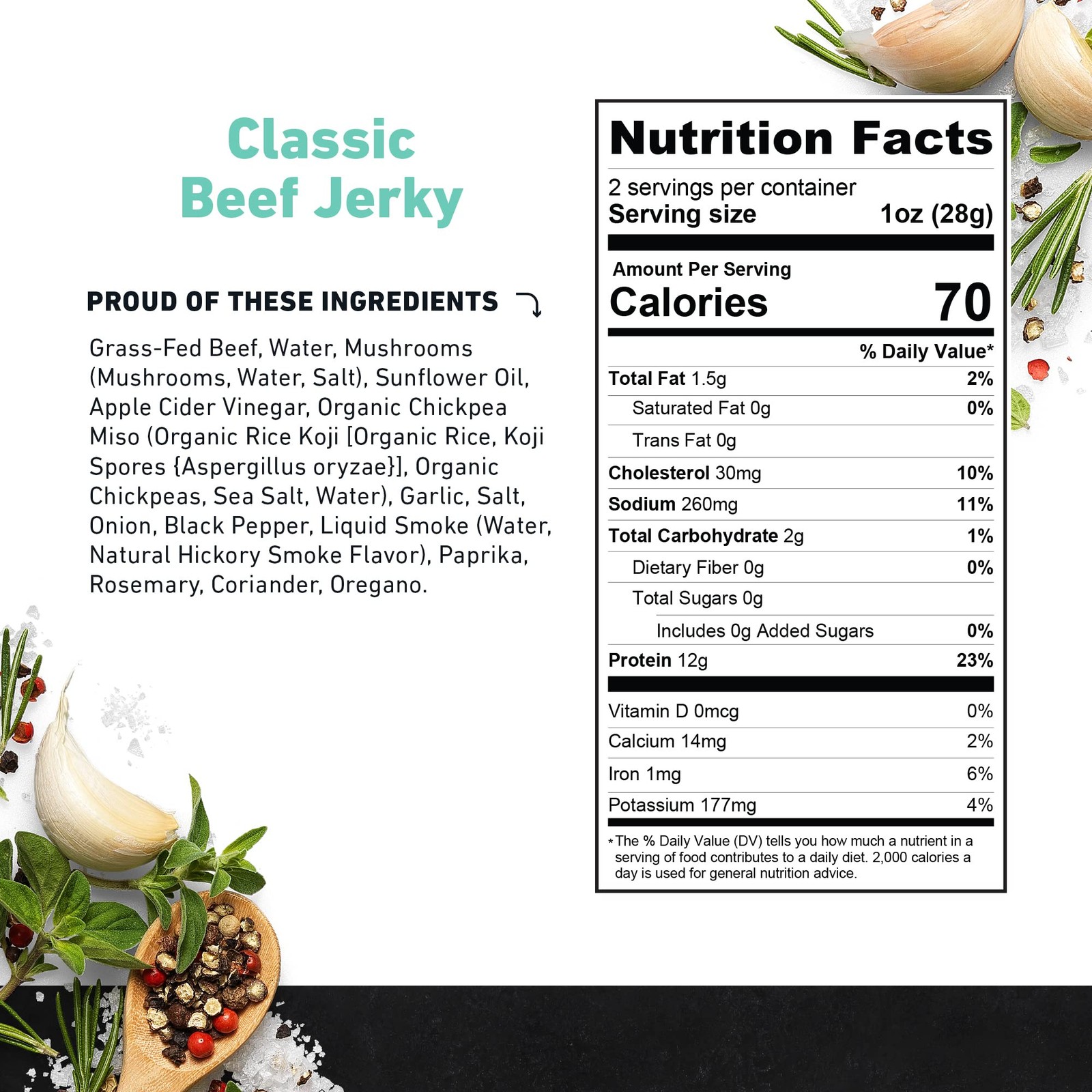 Country Archer Grass-Fed Beef Jerky Variety Pack – Beef Jerky Snack Packs Bee…
