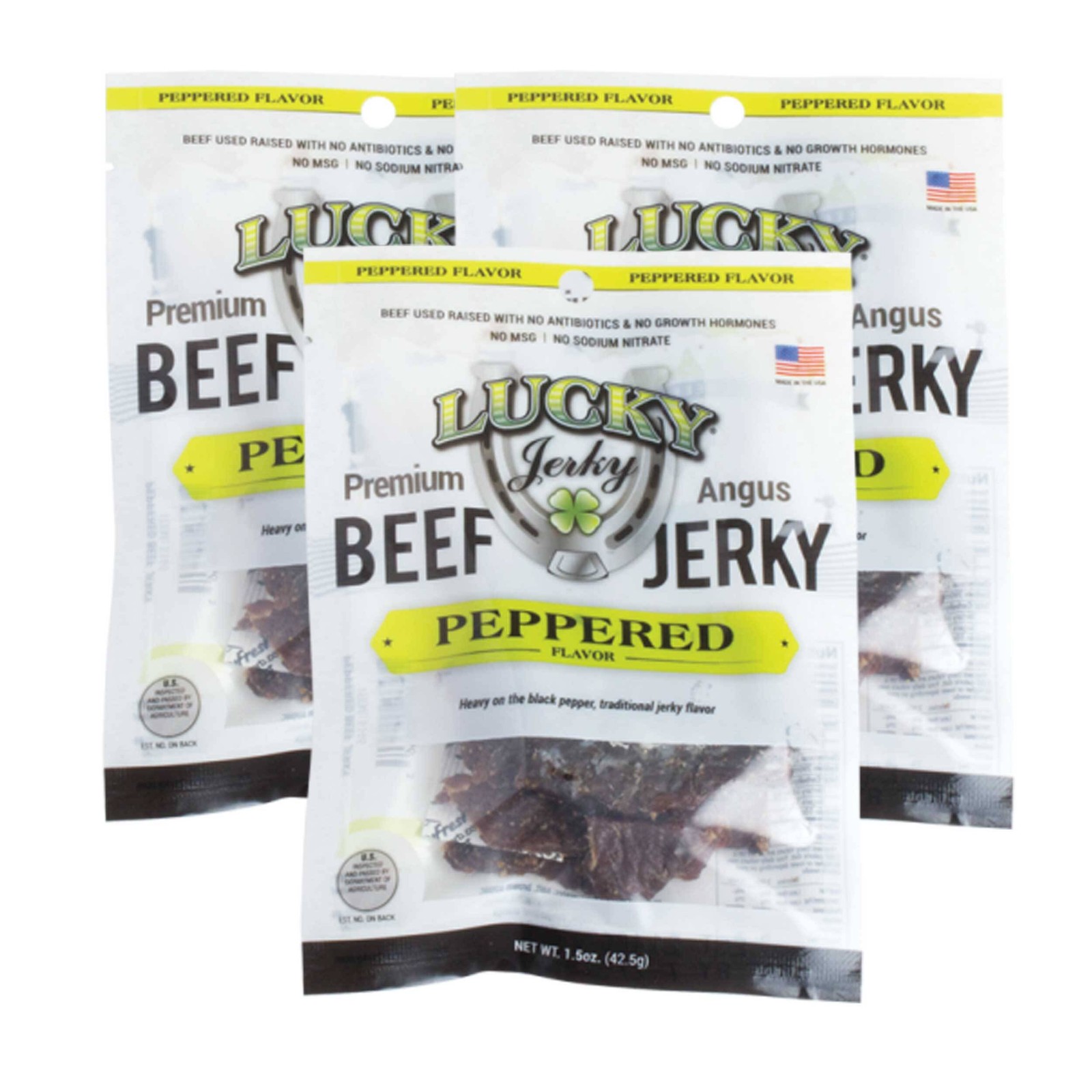Black Pepper Beef Jerky | Pack of 3 | 1.5 oz | Nebraska Star Beef