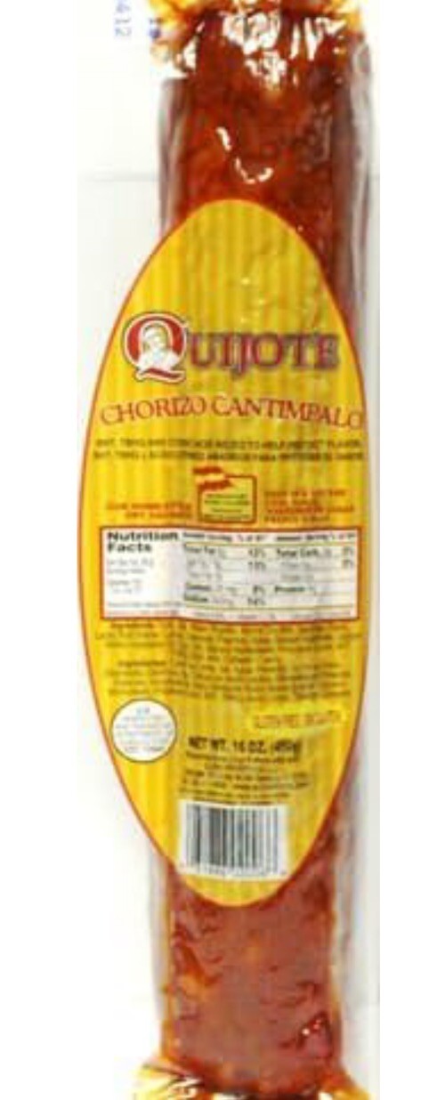 Quijote Spanish Chorizo Tipo Cantimpalo 16 Oz