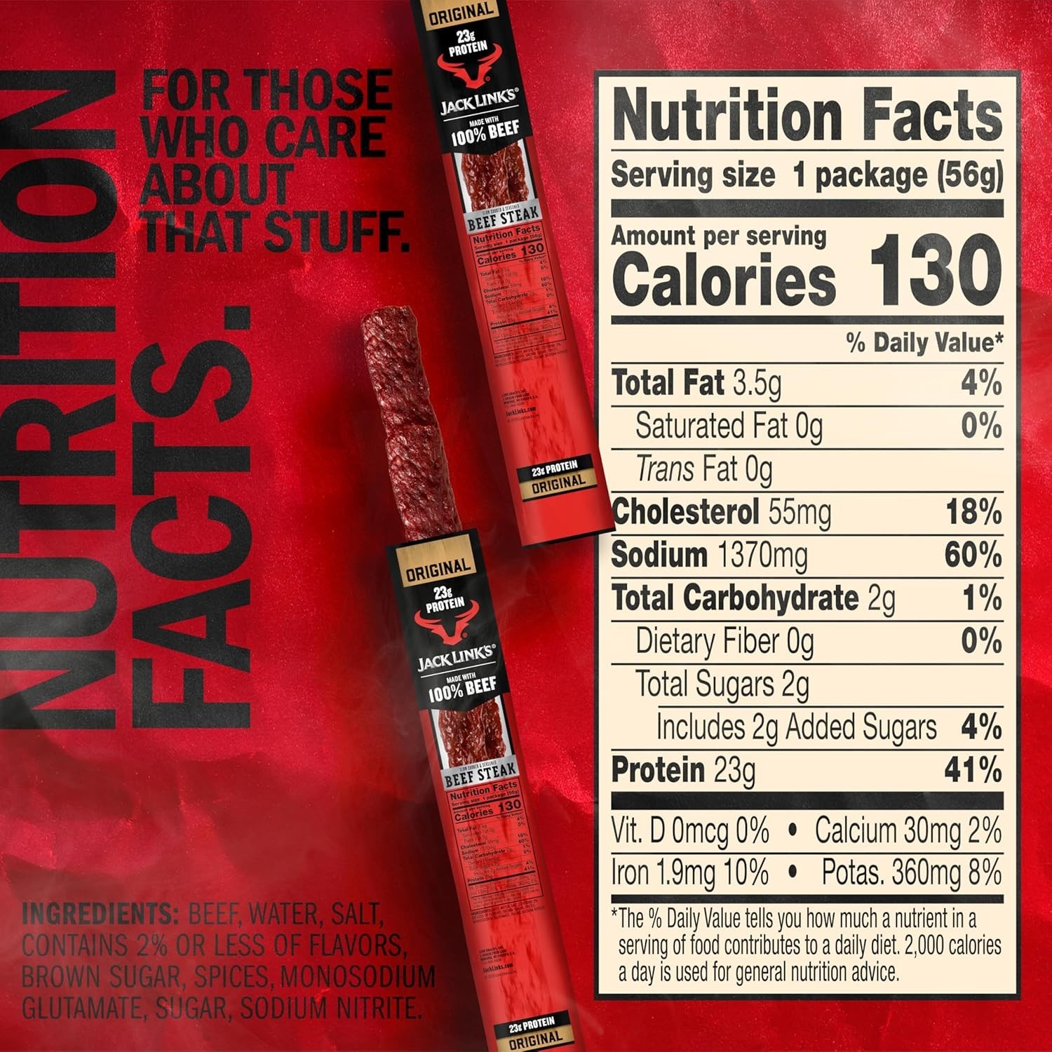12 Count Beef Steaks – 23g Protein Meat Snacks, No Refrigeration