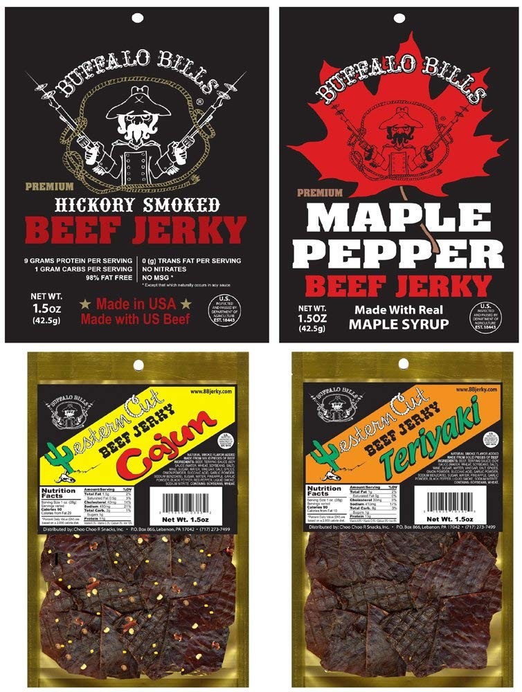 Buffalo Bills 12Piece Beef Jerky Sampler Black 6Pack Gift Cooler 12 assorted …
