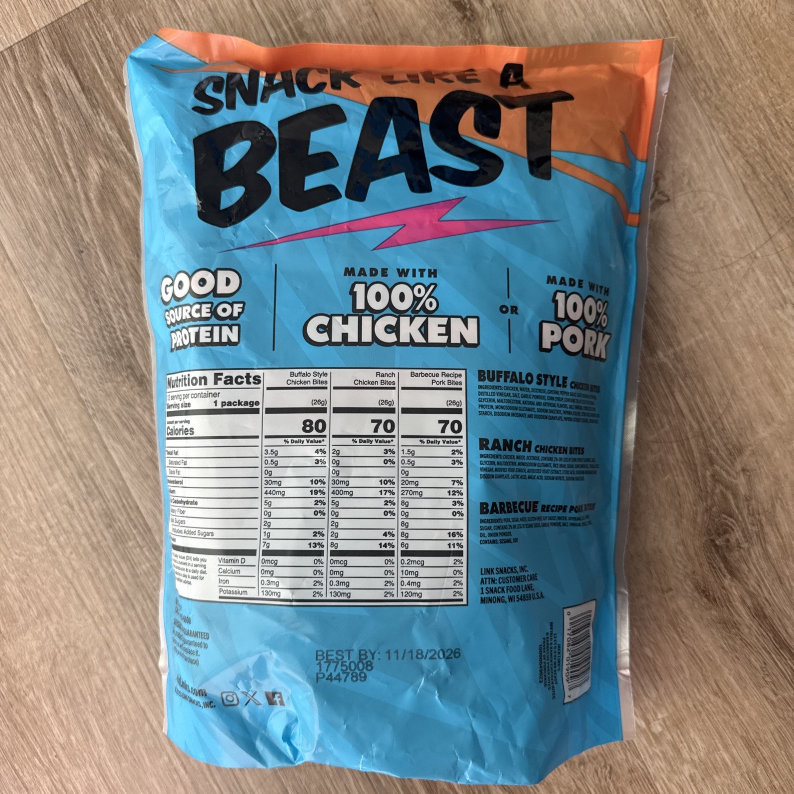 Jack Link’s x MrBeast Beef Jerky Variety 12 pack 3 flavors
