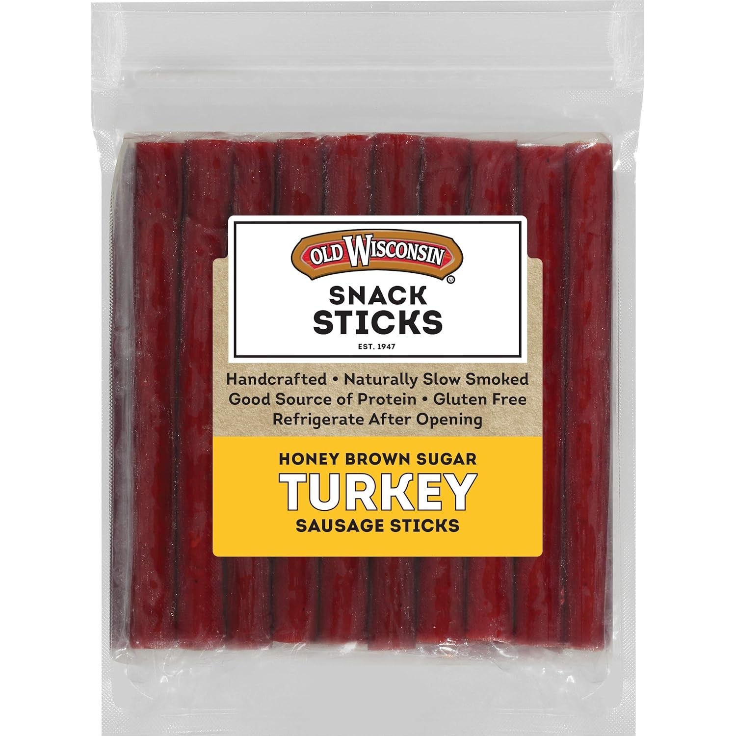 Irresistibly Sweet & Smoky Turkey Sausage Snack Sticks – 28 oz, Keto Friendly