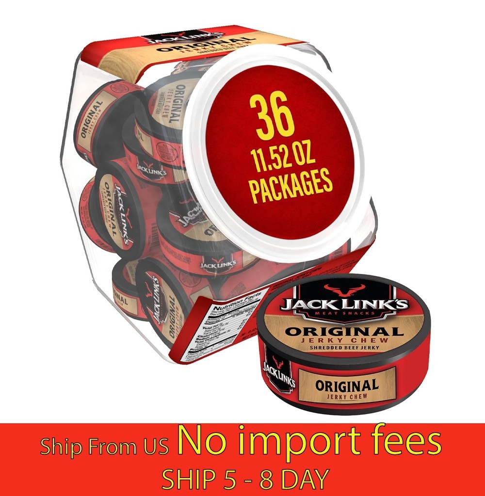 Jack Links Original Beef Jerky Chew 36×0.32oz Tins…(a19.5)