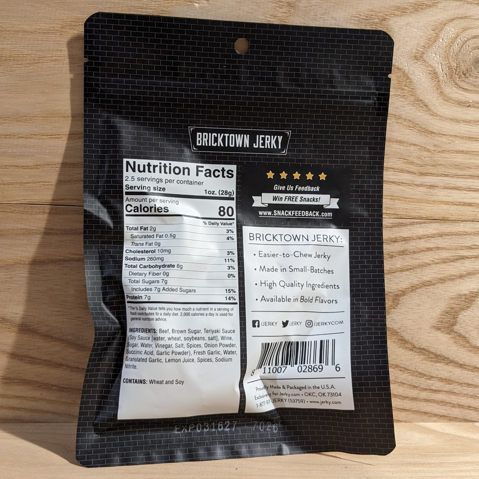 garlic beef jerky
