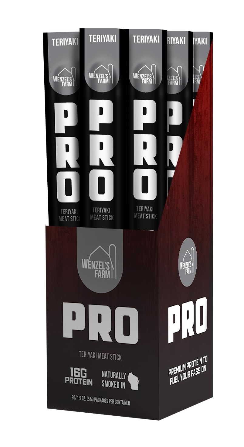Wenzel’s Farm PRO Snack Sticks – Naturally Smoked Handcrafted with Real Quali…