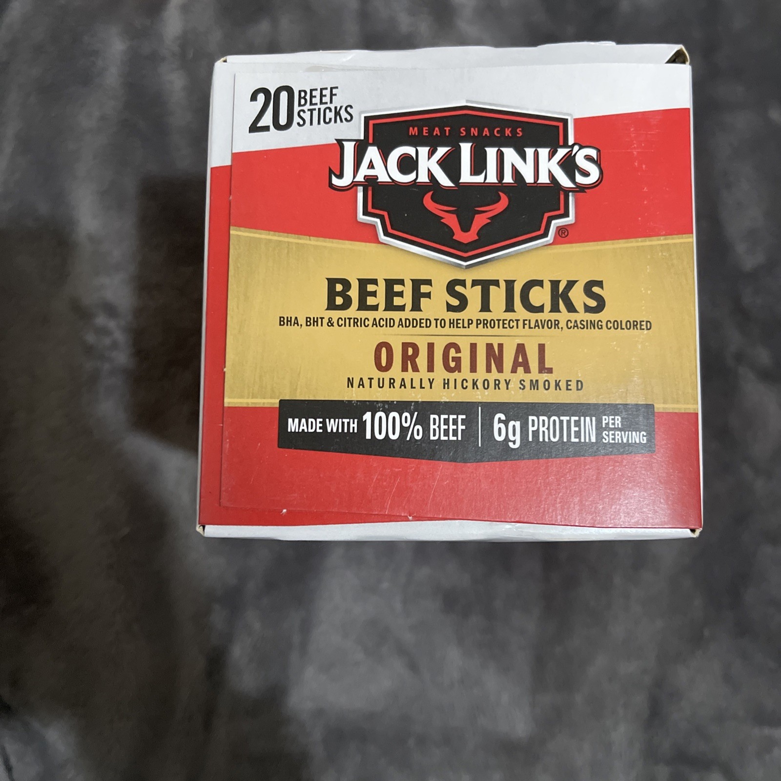 Original Beef Jerky Sticks – Made with 100% Real Beef – Ready to Eat Real Meat P
