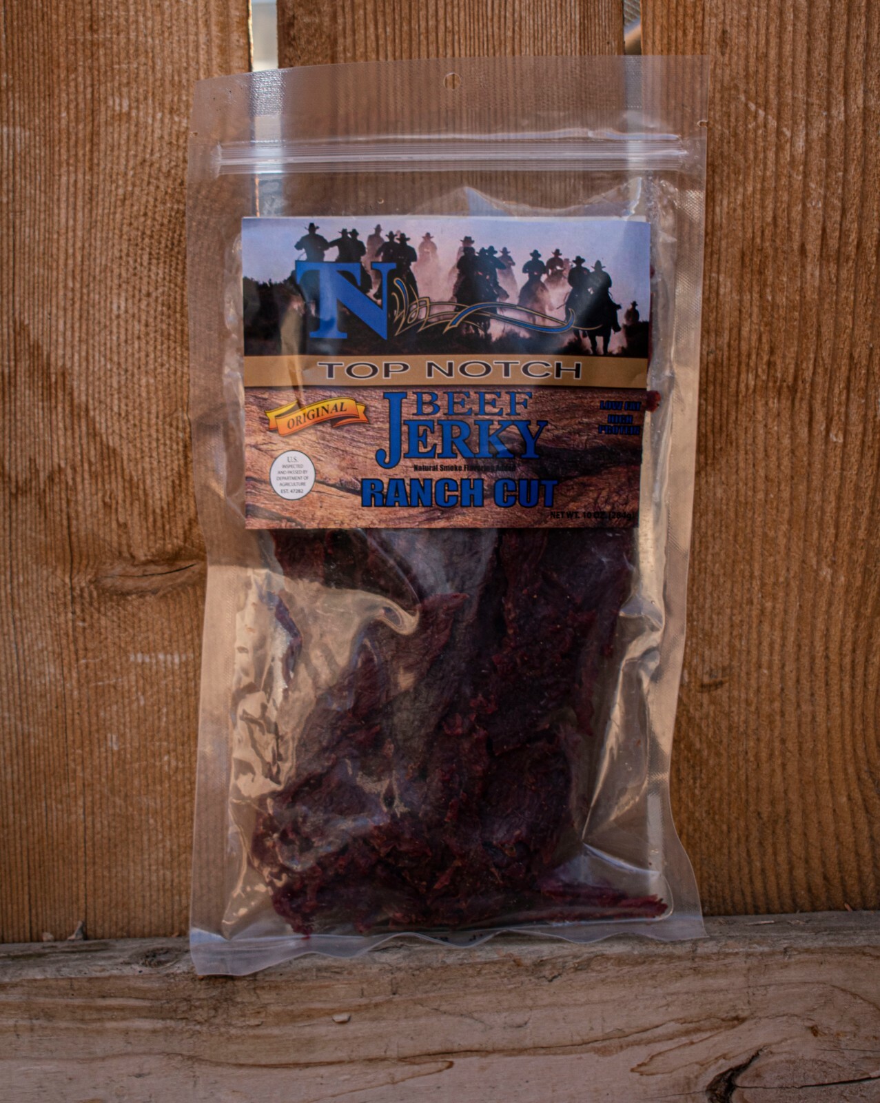 Top Notch Beef Jerky Natural Smoke Flavoring Added, Ranch Cut, Different Flavors