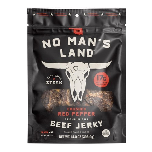 No Man’s Land Beef Jerky High Protein Low Calorie Low Carb Beef Snack 3oz